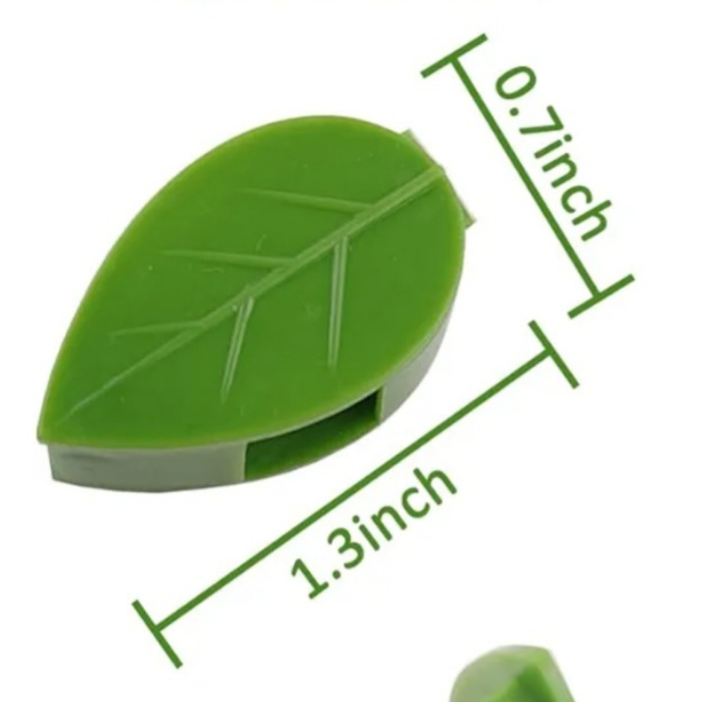 Sticky plant clips